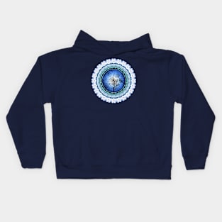 Tree in mandala Kids Hoodie